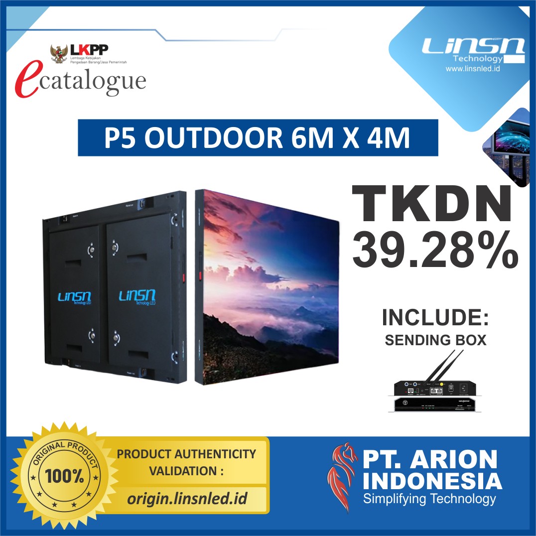  Paket Videotron Outdoor P5 6mx4m 