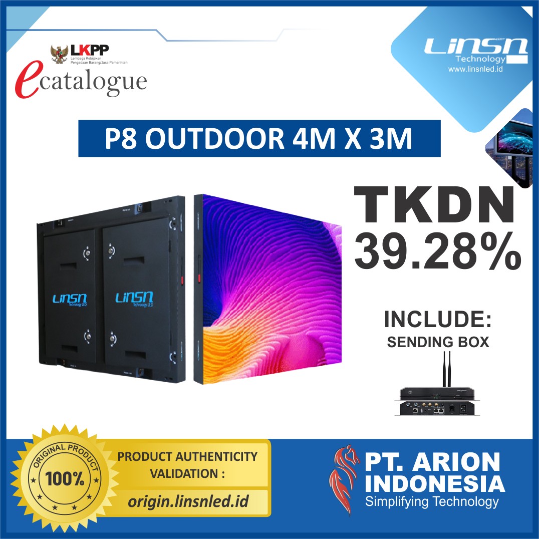  Paket Videotron Outdoor P8 4mx3m 