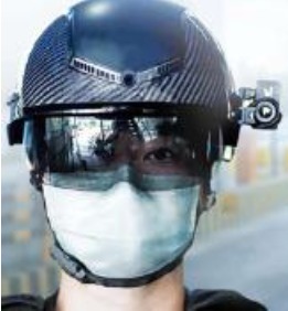 Smart thermo imaging helmet