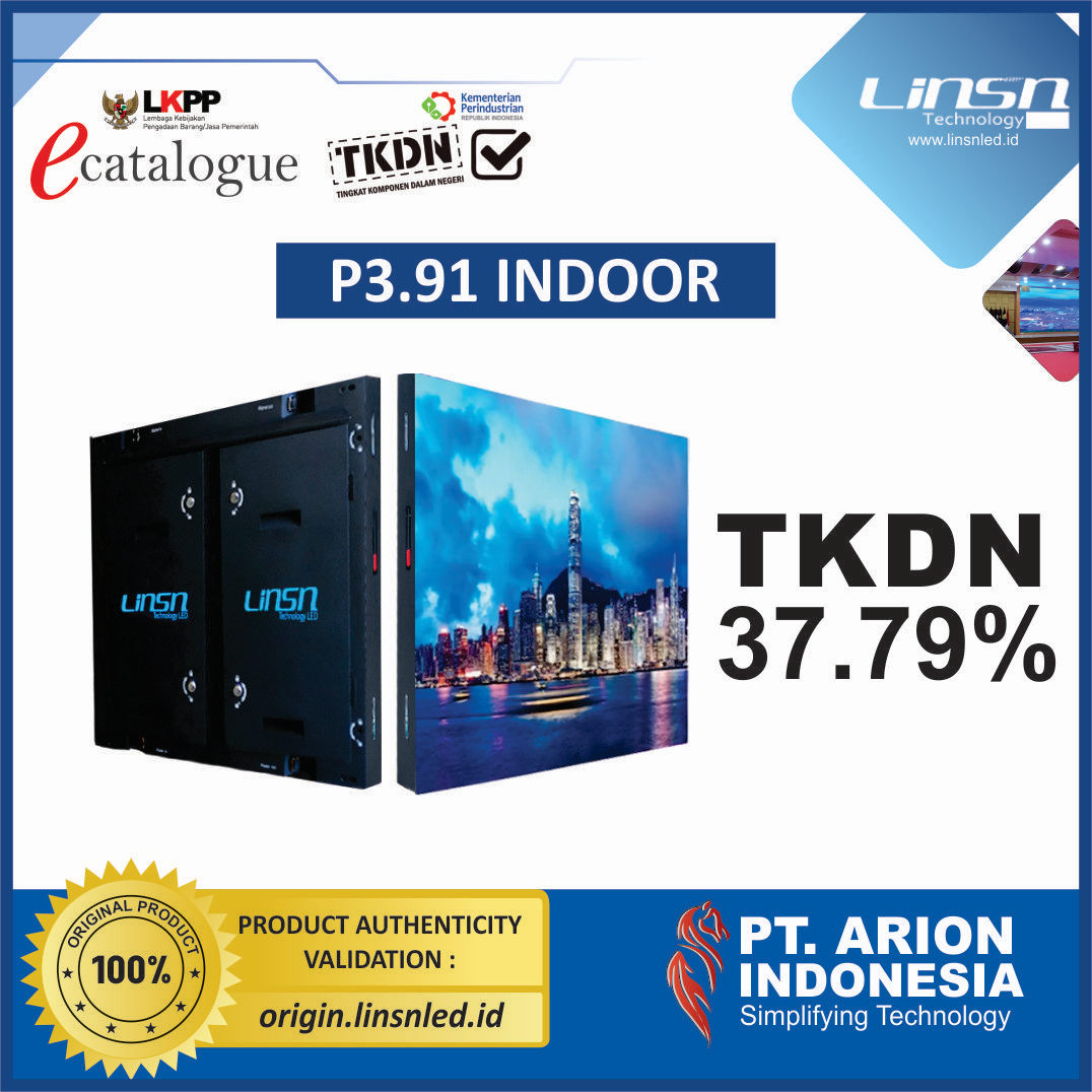 VIDEOTRON TKDN - LINSN P3.91 INDOOR