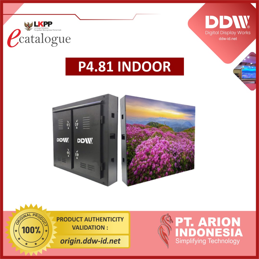 VIDEOTRON Non-TKDN - DDW P4.81 INDOOR