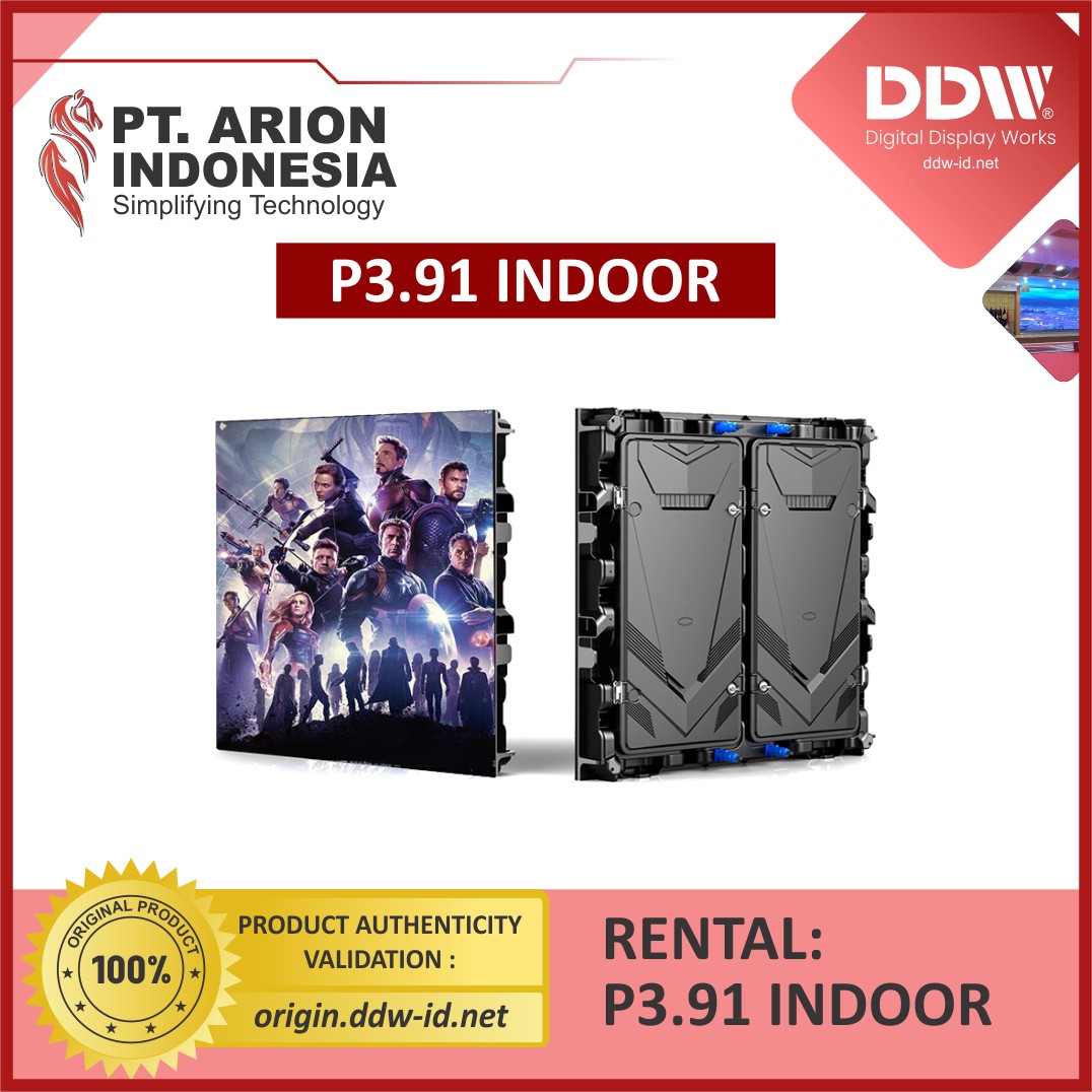 DDW P3.91 Indoor Rental