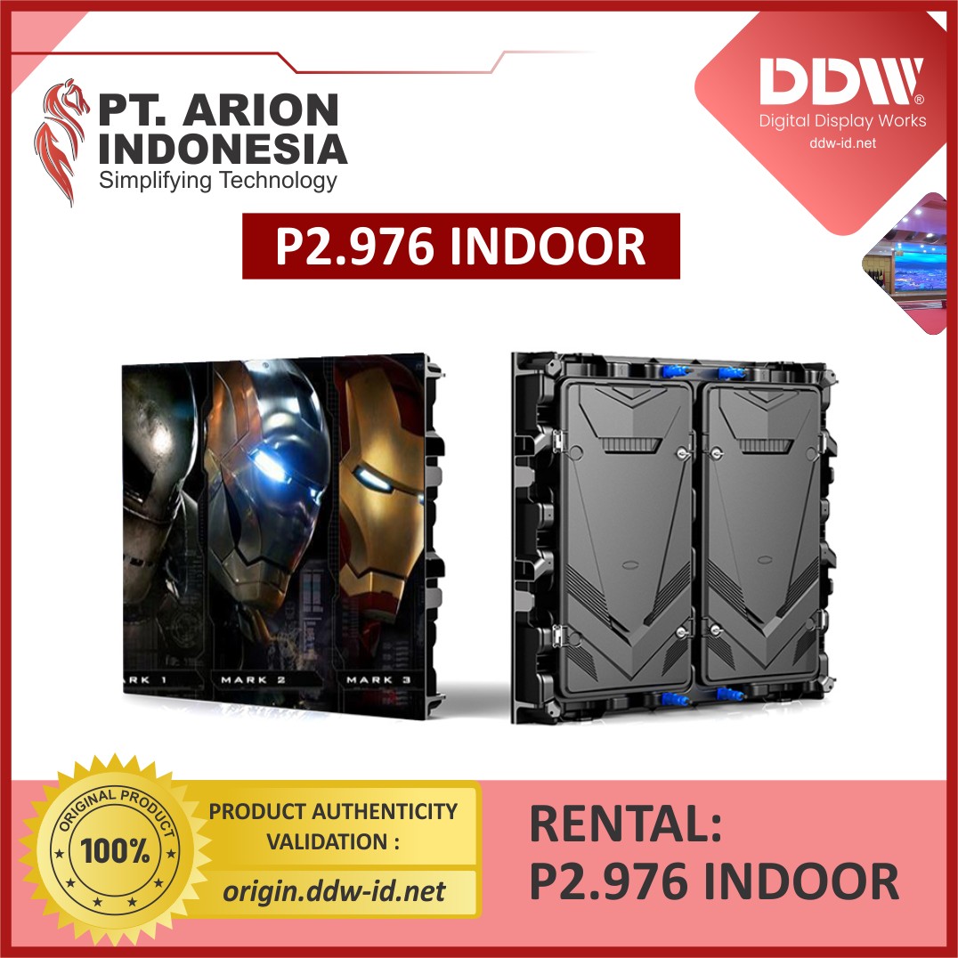 DDW P2.976 Indoor Rental