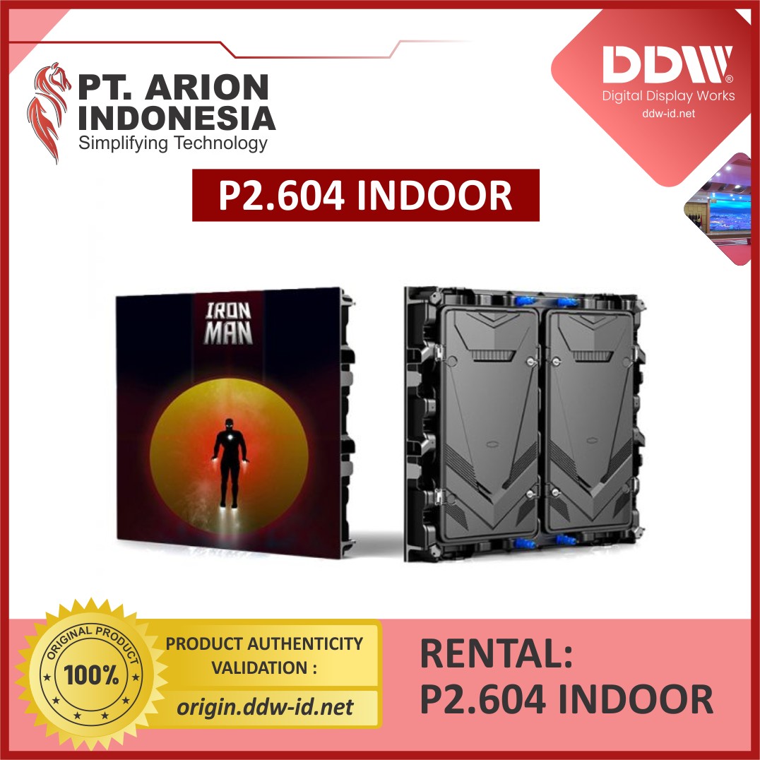 DDW P2.604 Indoor Rental