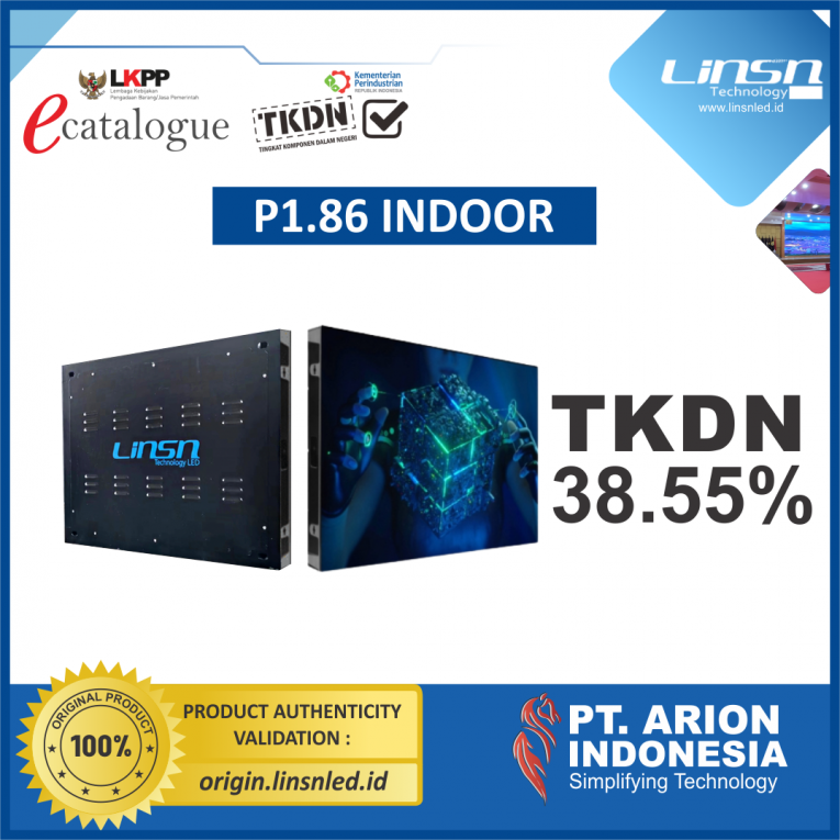 VIDEOTRON TKDN - LINSN P1.86 INDOOR