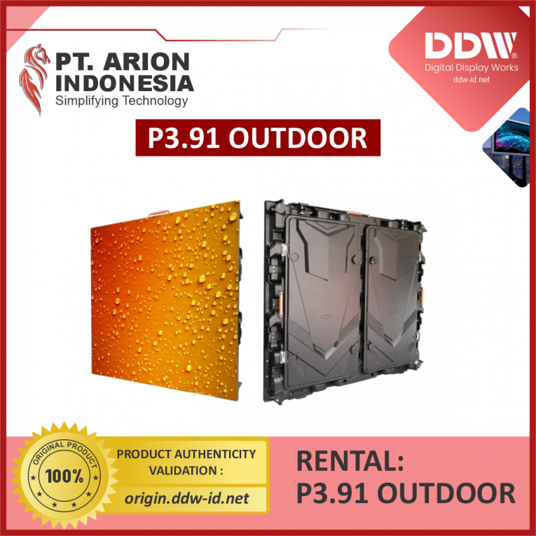 DDW P3.91 Outdoor Rental