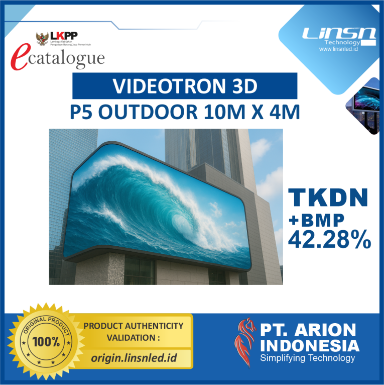 Paket Videotron P5 Outdoor 3D 10m x 4m