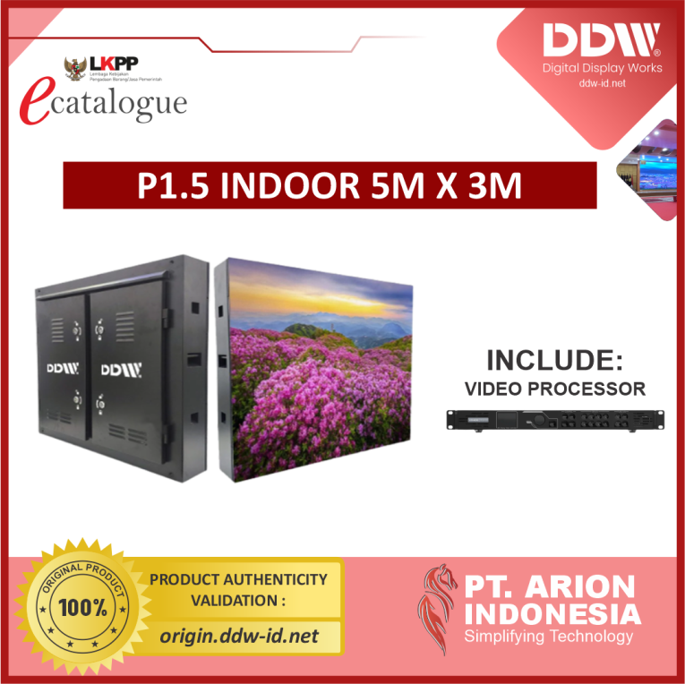 [Non TKDN] Paket Videotron Indoor P1.5 5mx3m