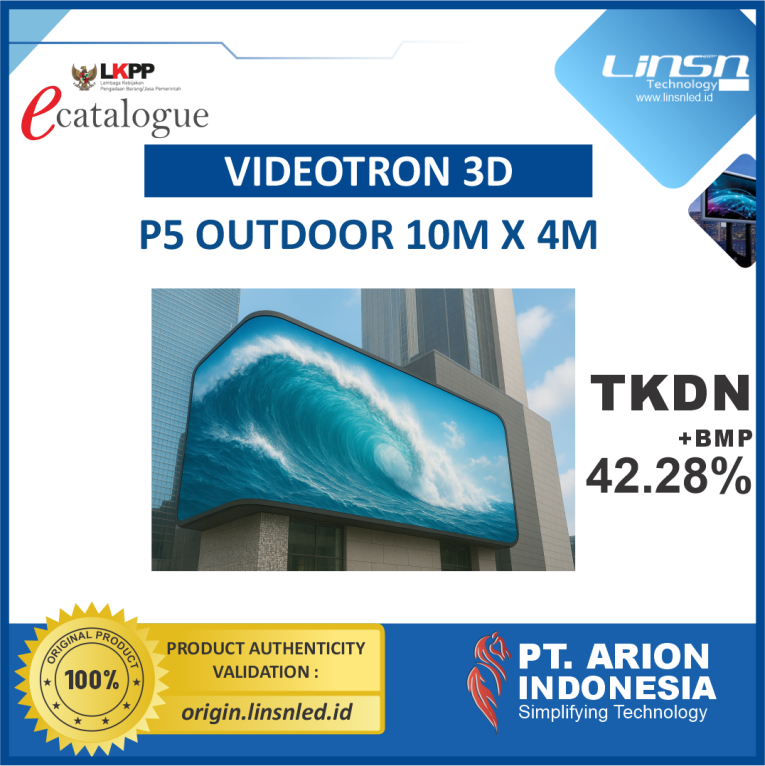 Paket Videotron P5 Outdoor 3D 10m x 4m